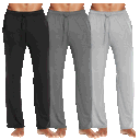 3-Pack: Men's and Women's Comfort Lounge Pants with Pockets