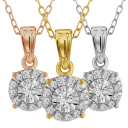 Diamond Muse 1/10 Carat TW Diamond Pendant Necklace