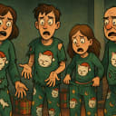 Family Christmas pajamas: Shoddy Goods 076