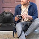 Boconi Garth Full Grain Leather RFID Backpack or Duffel