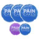 5-Pack: Paincakes Stickable Reusable Cold Packs (3x Large, 2x Mini)