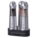 COSPRO 3-Piece Electric Salt and Pepper Grinder Set