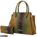 MKF Collection Miriam Crocodile-Embossed Tote Bag by Mia K.