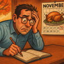When do you start planning for Thanksgiving?
