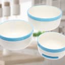 Carla Hall Sweet Heritage 3-Piece Nesting Stoneware Mixing Bowls