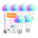 6-Pack: Amazon Basics Smart A19 LED Light Bulb