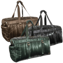 Joan & David 22" Quilted Metallic Duffel Bag