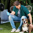 Shark FlexBreeze Fan w/Misting Attachment Black (Certified Renewed)