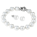 JOIA De Majorca 10mm 7.5" Pearl Bracelet & Stud Earrings