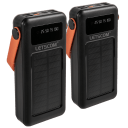 2-Pack: Letscom 30,000mAh Solar Power Bank with Integrated Cables