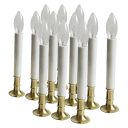 12-Pack: Holiday Joy Auto Sensing Window Candles