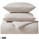Kathy Ireland 3-Piece Waffle Down Alternative Comforter Set