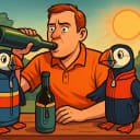 (SideDeal) 2 Pack Puffin Insulated Wine.Bottle Coolers