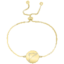 Gemistry Fine Gold Plated Crystal Zodiac Disc Bracelet