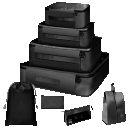 Titan Lightweight Compact 8-Piece Organizing Packing Cubes