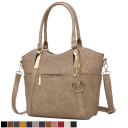 MKF Collection Hazel Vegan Leather Tote Handbag by Mia K