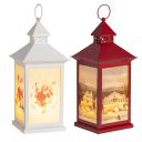 Norman Rockwell 13.5" LED Metal Lantern with Iconic Scenes