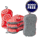 BOGO FREE: Kitchen HQ Scrub Sponges