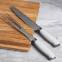 The Japanese Steel Carving Knife and Fork Set