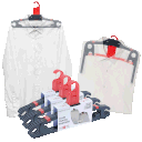 9 or 18-Pack: Hangfold Travel Hangers (Red)