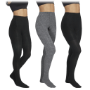 3-Pack: Nicole Miller Sweater Opaque Tights