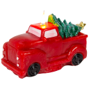 Unmatched 6" 3D Red Truck Flame Candle