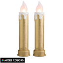 2-Pack: Mr. Christmas Indoor/Outdoor 2-Foot Blow Mold Candles