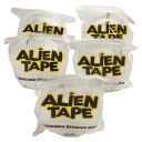 5-Pack: Bell and Howell Reusable Alien Tape Rolls with Nano-Grip Tech (10' each)
