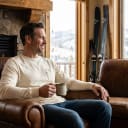 2-Pack: Tailor Vintage 95% Cotton Stretch Slub Jersey Long Sleeve Pocket Tees