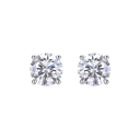 Saffron 1/2 Carat TW Moissanite Stud Earrings