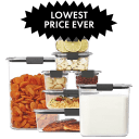 Rubbermaid Brilliance 8-Piece Food Storage Set