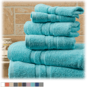 Bibb Home 6-Piece Egyptian Cotton Towel Set