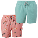 2-Pack: Rainforest Men's Quick-Dry Swim Trunks
