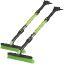 2-Pack: iHOM Telescopic Snow Brush & Scraper with Carry Bag