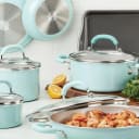 Rachael Ray Create Delicious 13-Piece Enameled Nonstick Cookware Set