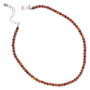 Jay King Sterling Silver Hessonite Garnet Bead Necklace