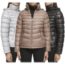 Kenneth Cole Short Zip Hooded Puffer