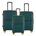 Mirage Luggage GALA 3-Piece Hardshell Dual Spinner Luggage Set