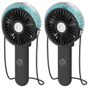2-Pack: Lifestyle Advanced Myst Rechargeable Misting Fan