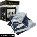 Bombay Faux Fur Reversible Heated Throw