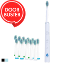 Pursonic USB Rechargeable Sonic Toothbrush with 12 Brush Heads