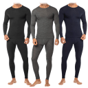 2-Pack: Men's Cotton Fleece Thermal Set