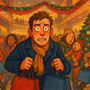 Christmas shopping at the mall?