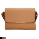 La Terre Vegan Leather Triple Compartment Messenger Crossbody