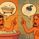 Bath or shower? Support your answer in the comments.