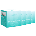 4-Pack: Liberex Pure Cotton Disposable Facial Towels