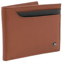Jack Abrahams Goat Nappa Leather Bi-Fold Top Front Wallet