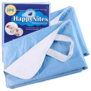 2-Pack: HappyNites Reusable Bed Pads with Handles