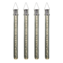 4-Pack: Exhart Solar Acrylic LED Bubble Stick