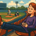 When it comes to baseball games, I prefer: